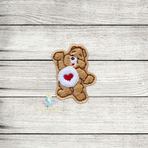 Caring Bear Tender Heart App Digital Embroidery Design File