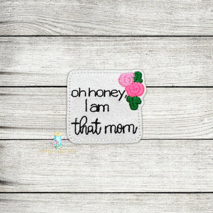 That Mom Feltie Digital Embroidery Design File