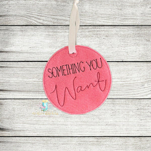 Want Ornament Digital Embroidery Design File