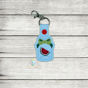 Watermelon Jar Keyfob Digital Embroidery Design File