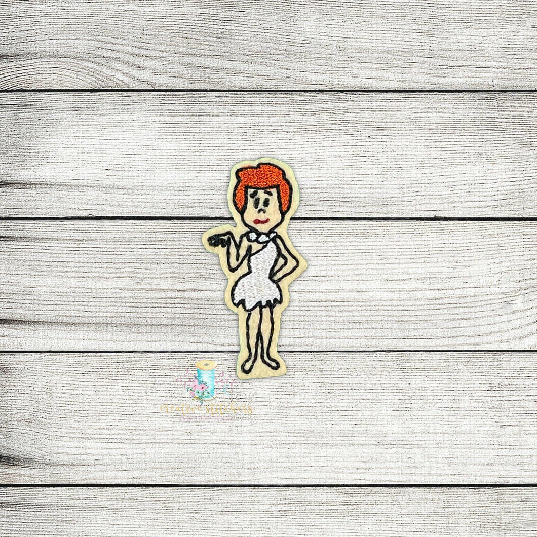 Wilma Stone Age Family Digital Embroidery Design File PP