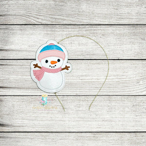 Winter Snowman Slider Digital Embroidery Design File