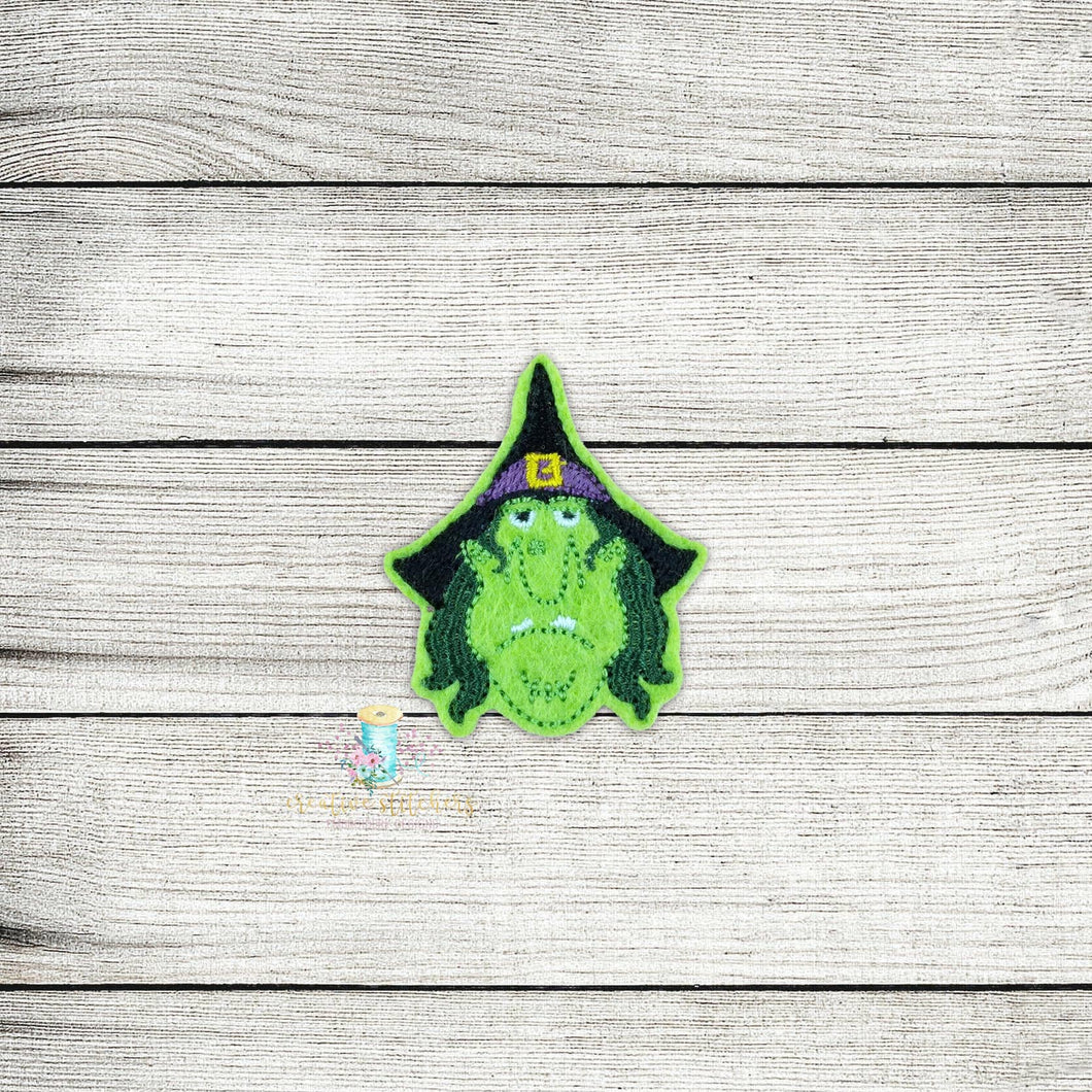 Ugly Witch Feltie Digital Embroidery Design File