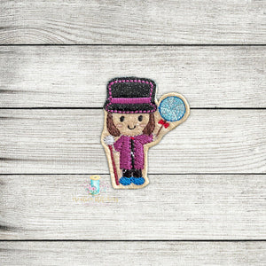 Wonka Guy Feltie Digital Embroidery Design File
