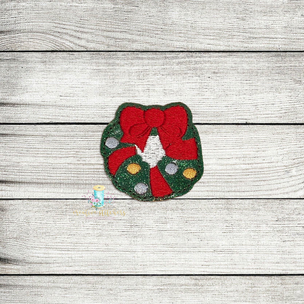 Wreath Feltie Digital Embroidery Design File