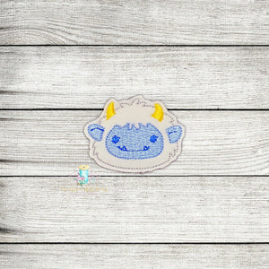 Yeti Head Feltie Digital Embroidery Design File