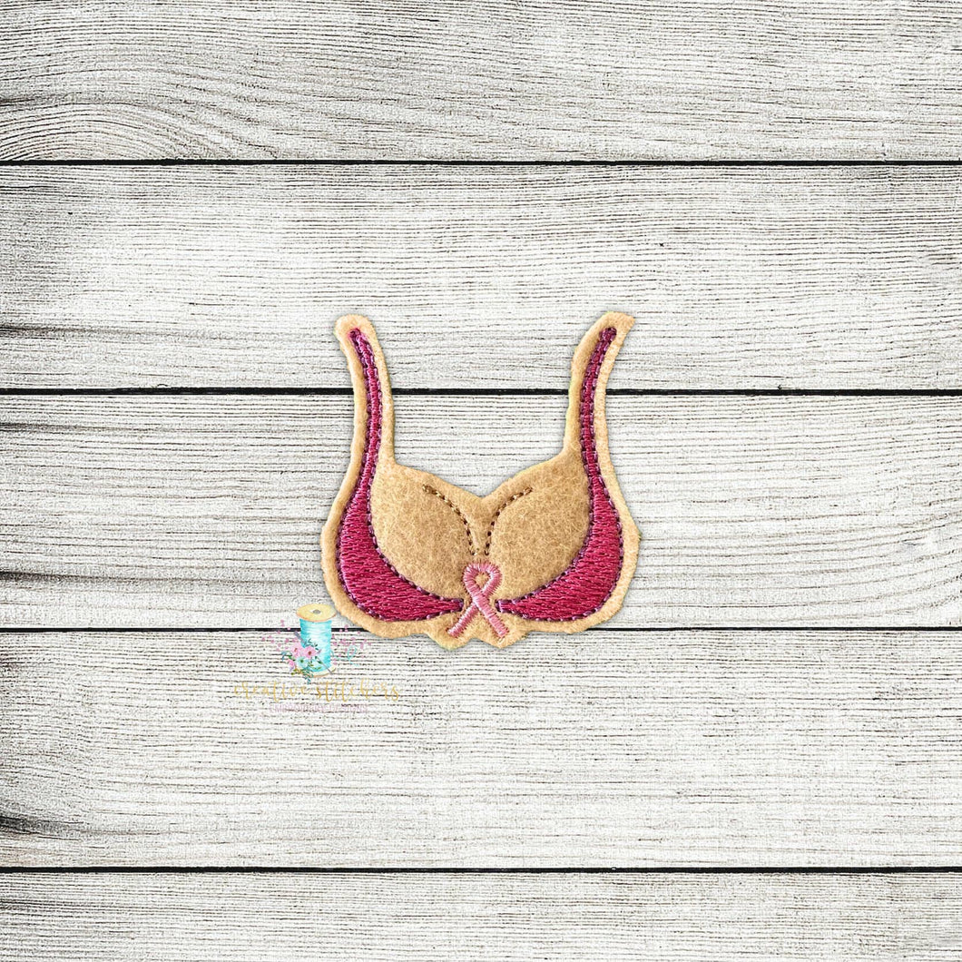 Awareness Bra Digital Embroidery Design File