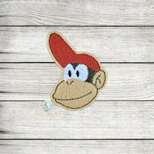 Baby DK Monkey Feltie Digital Embroidery Design File