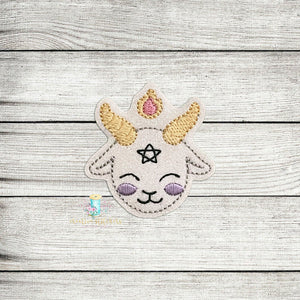 Baphomet Feltie Digital Embroidery Design File