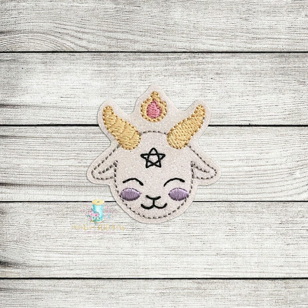 Baphomet Feltie Digital Embroidery Design File