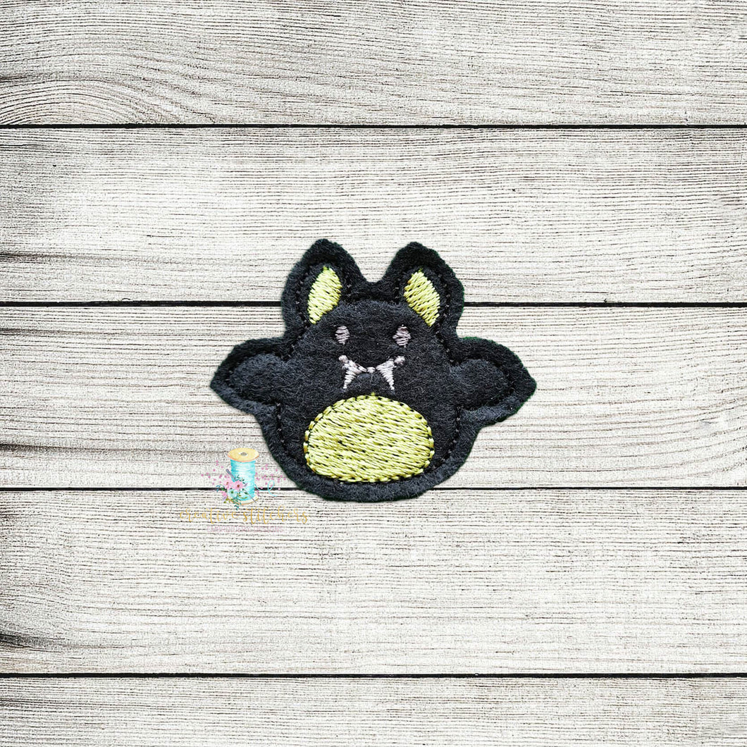 Bat Skeezmellow Feltie Digital Embroidery Design File