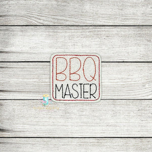 BBQ Master Feltie Digital Embroidery Design File