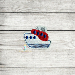 Boat Feltie Digital Embroidery Design File