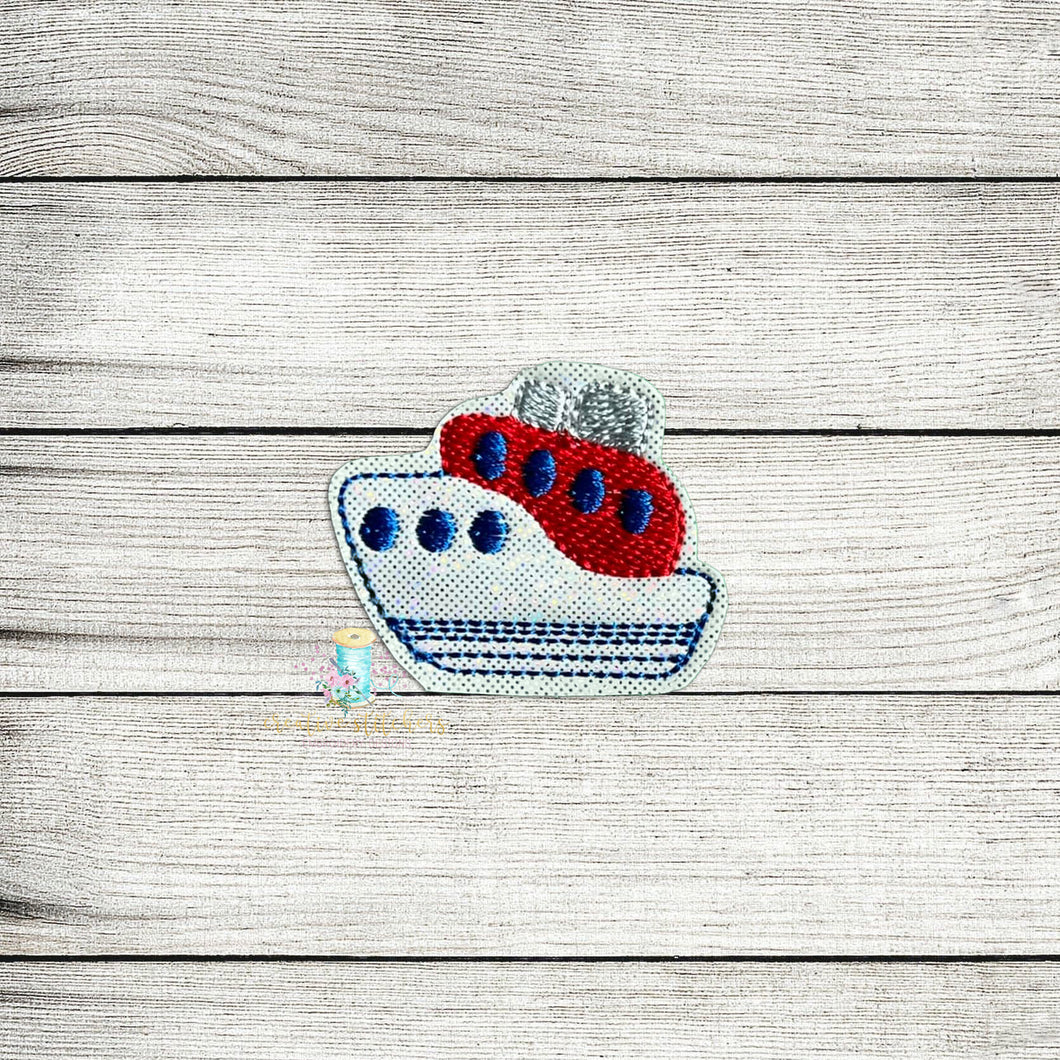 Boat Feltie Digital Embroidery Design File