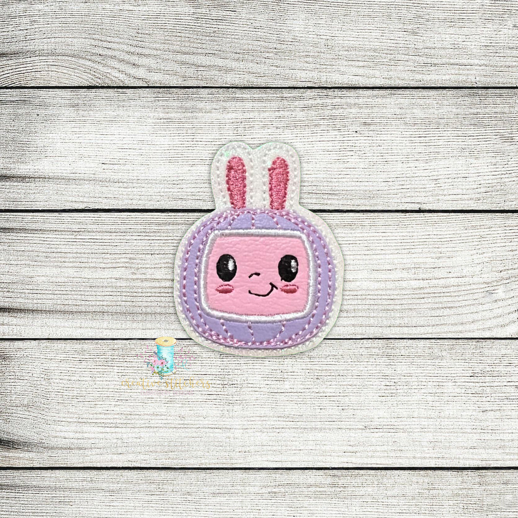 Bunny Coco Melon Feltie Digital Embroidery Design File