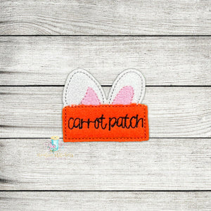 Bunny Ear Sign Feltie Digital Embroidery Design File