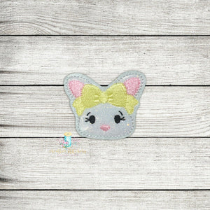 Bunny With Bandana Feltie Digital Embroidery Design File