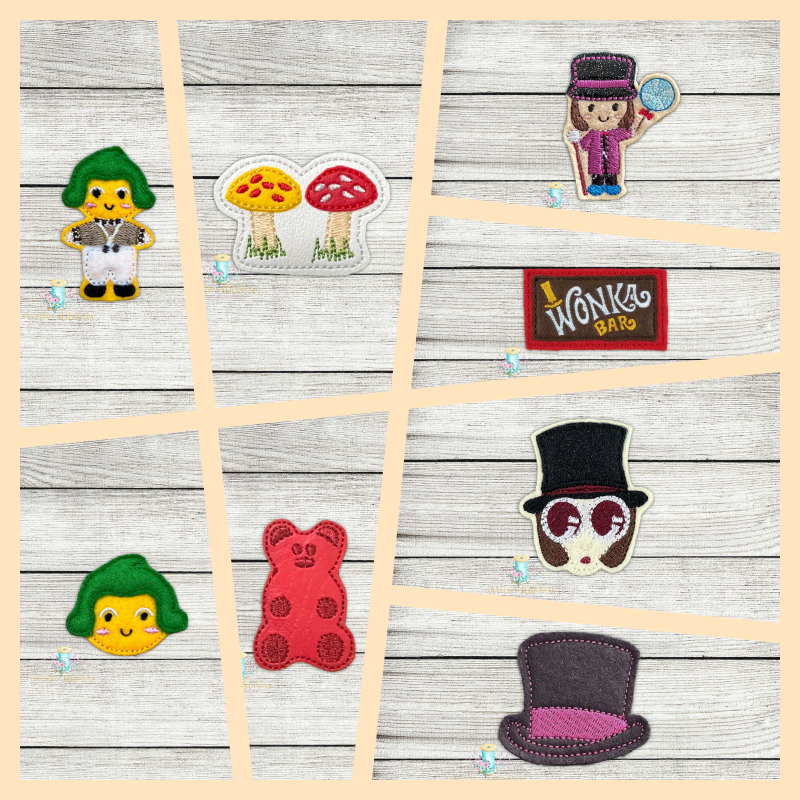 Wonka Set Digital Embroidery Design File