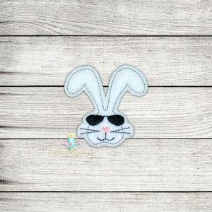 Cool Bunny Feltie Digital Embroidery Design File