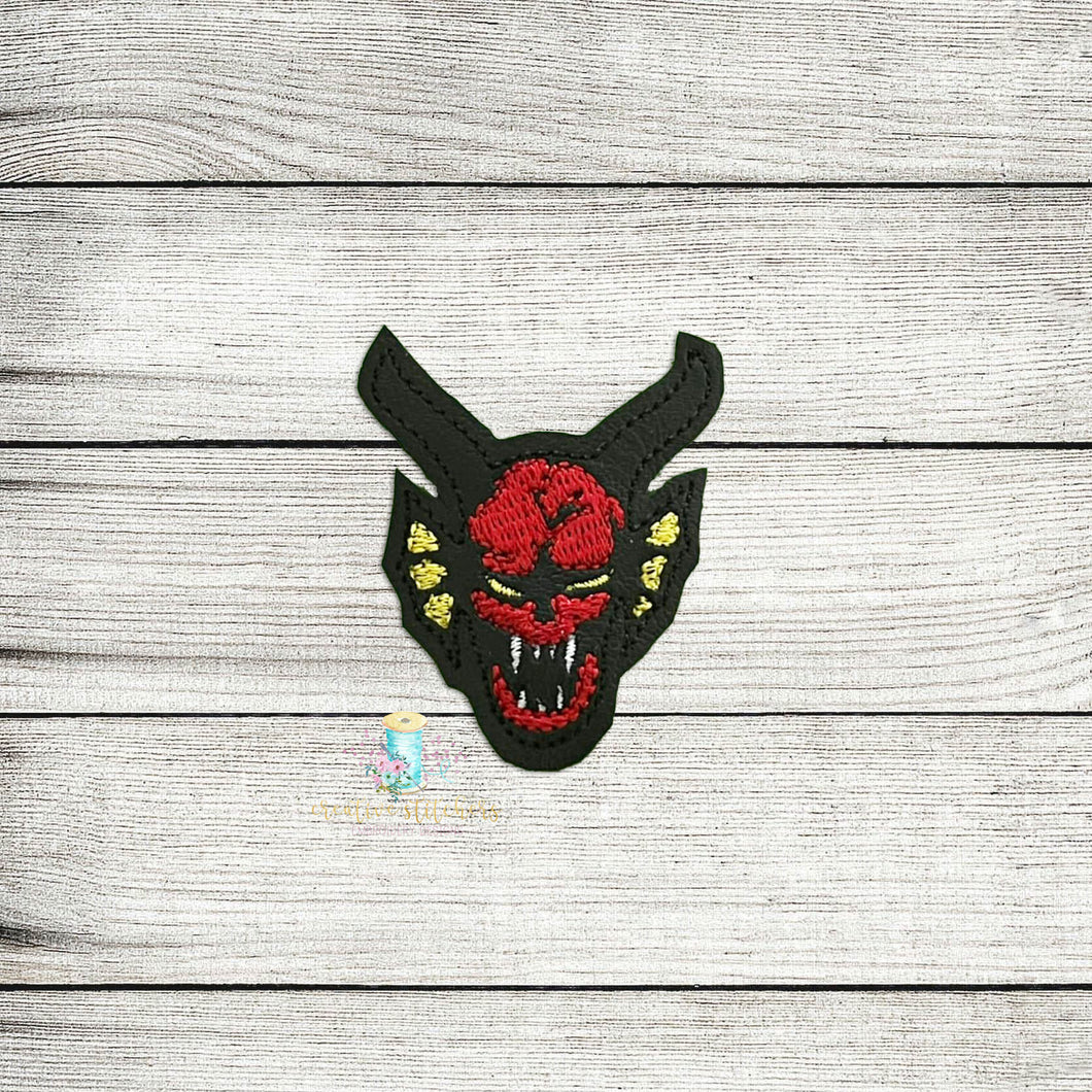 Dragon Face Feltie Digital Embroidery Design File