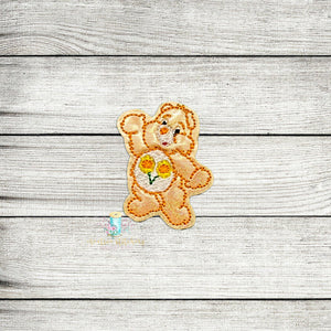 Flower Bear Feltie Digital Embroidery Design File