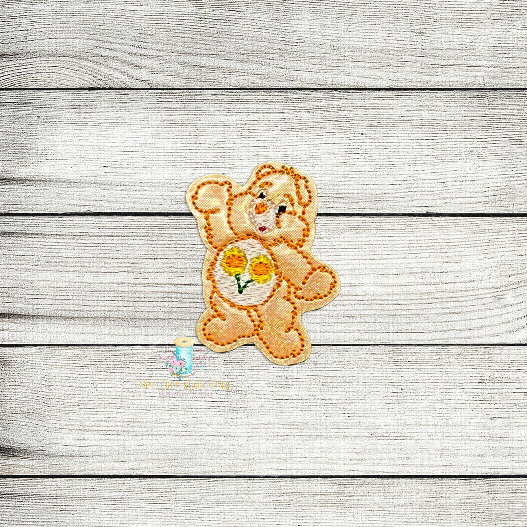 Flower Bear Feltie Digital Embroidery Design File