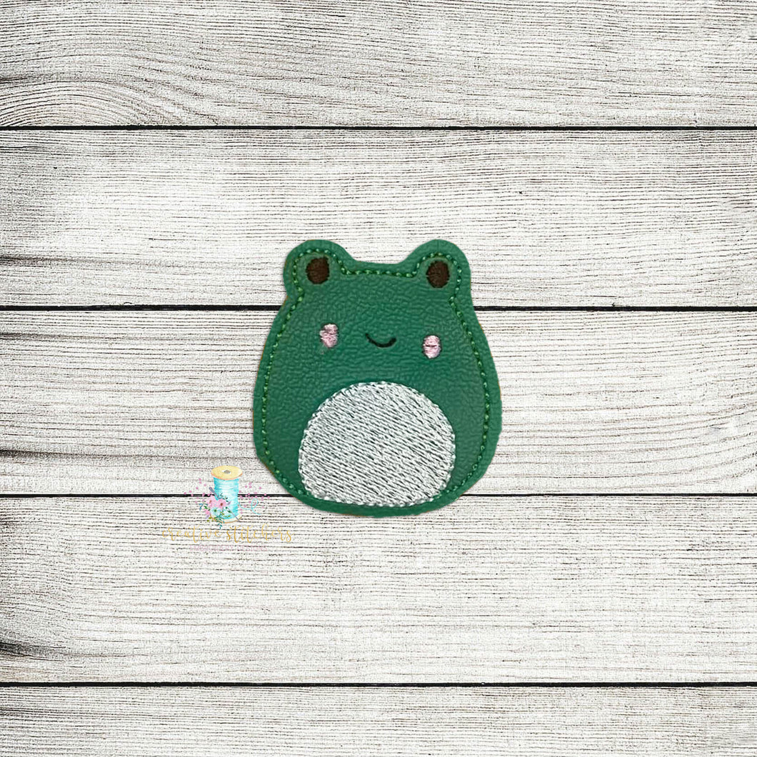 Frog Skeeze Mellow Feltie Digital Embroidery Design File
