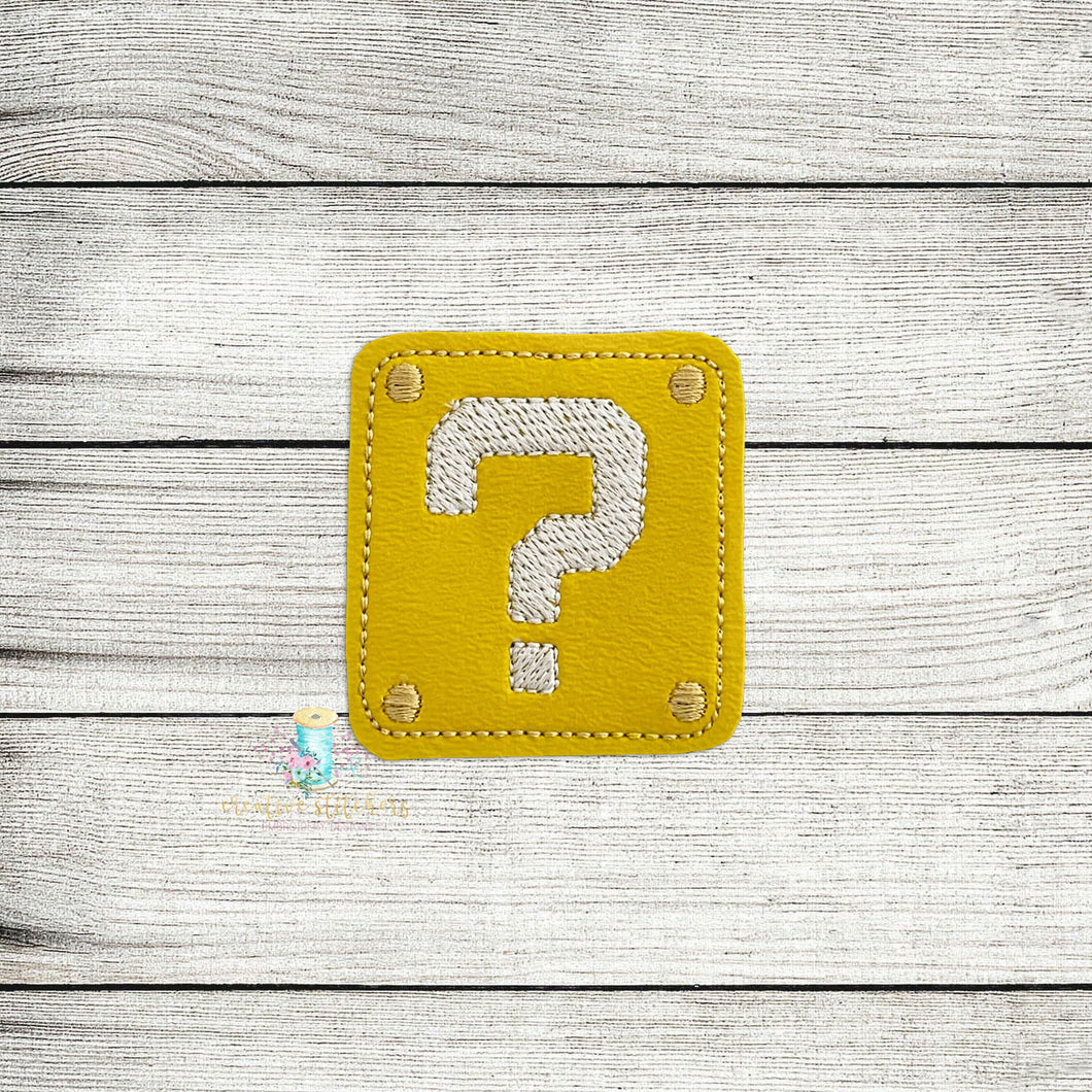 Game Block Feltie Digital Embroidery Design File