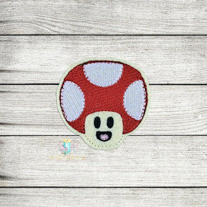 Gamer Toad Feltie Digital Embroidery Design File