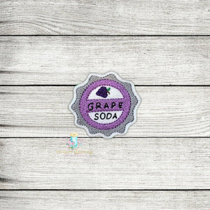 Adventure Grape Soda Feltie Digital Embroidery Design File