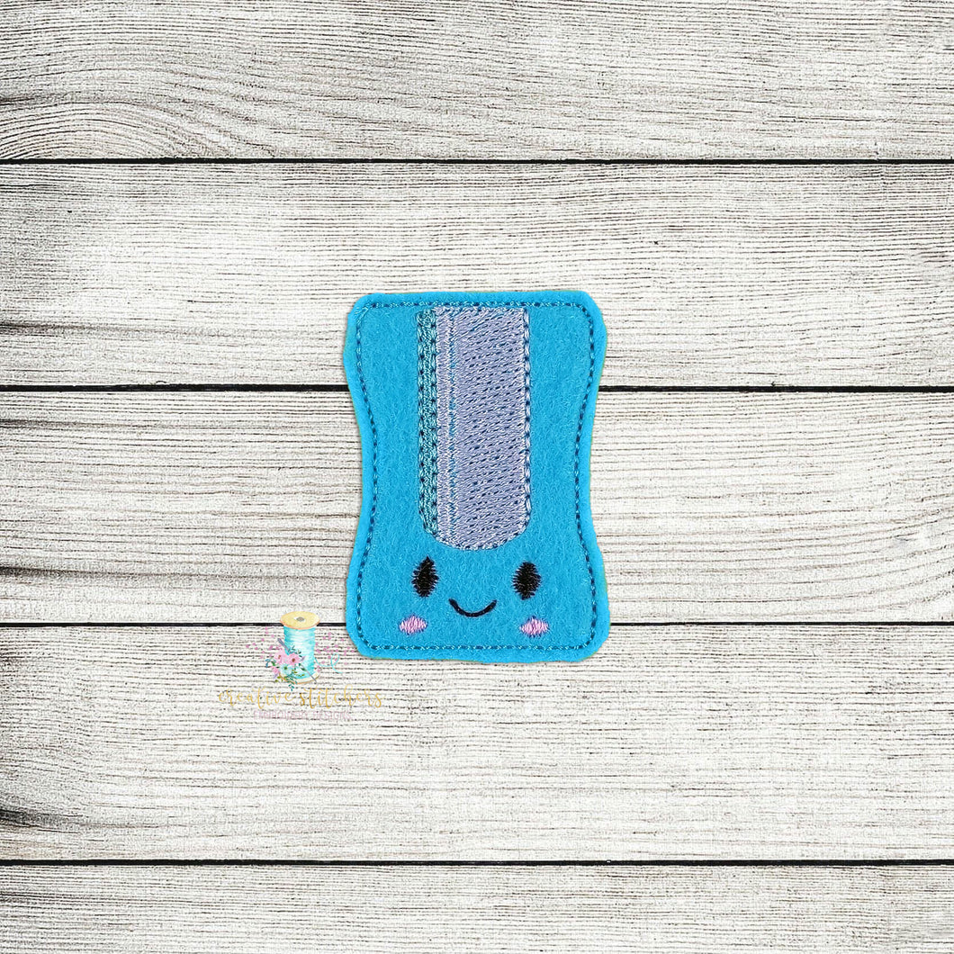 Happy Pencil Sharpener Feltie Digital Embroidery Design File