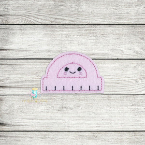 Happy Ruler Feltie Digital Embroidery Design File