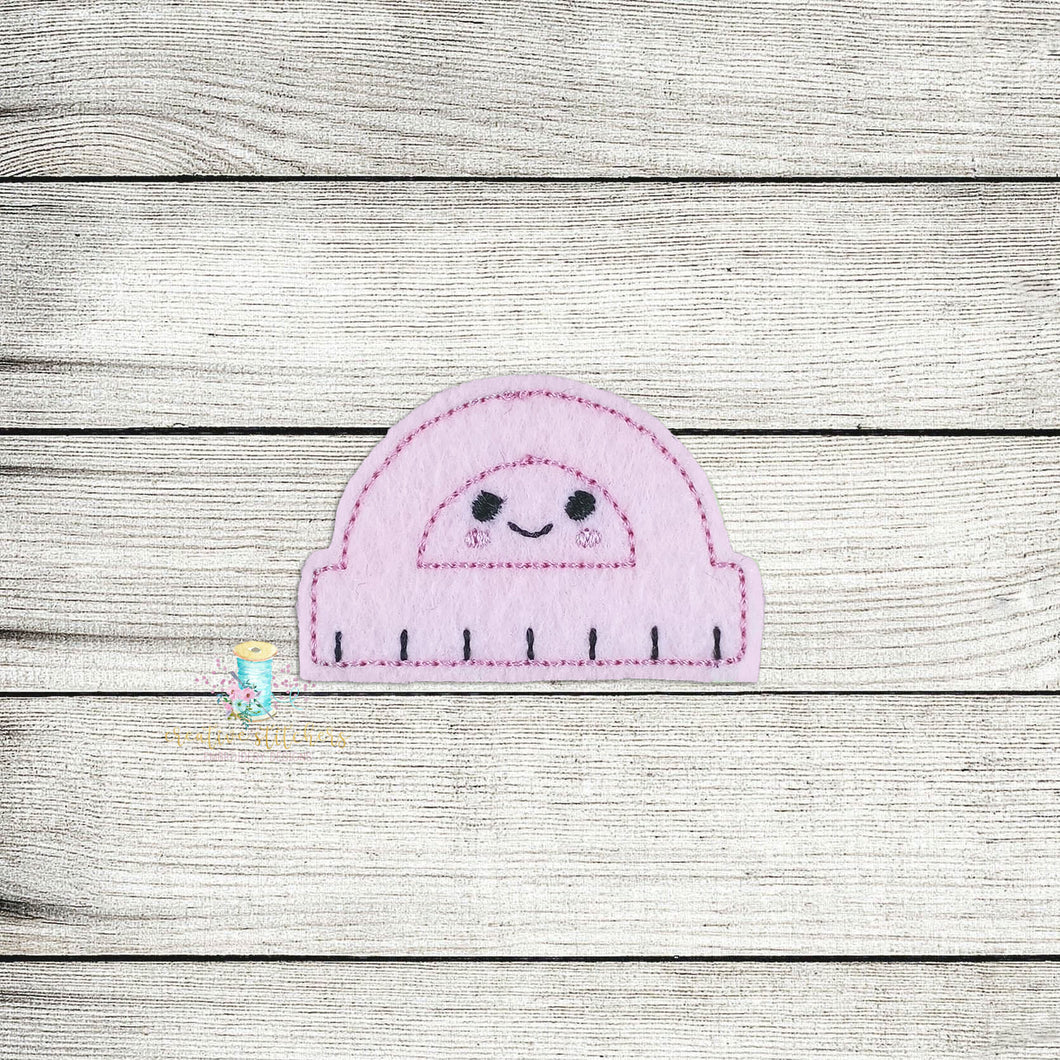 Happy Ruler Feltie Digital Embroidery Design File