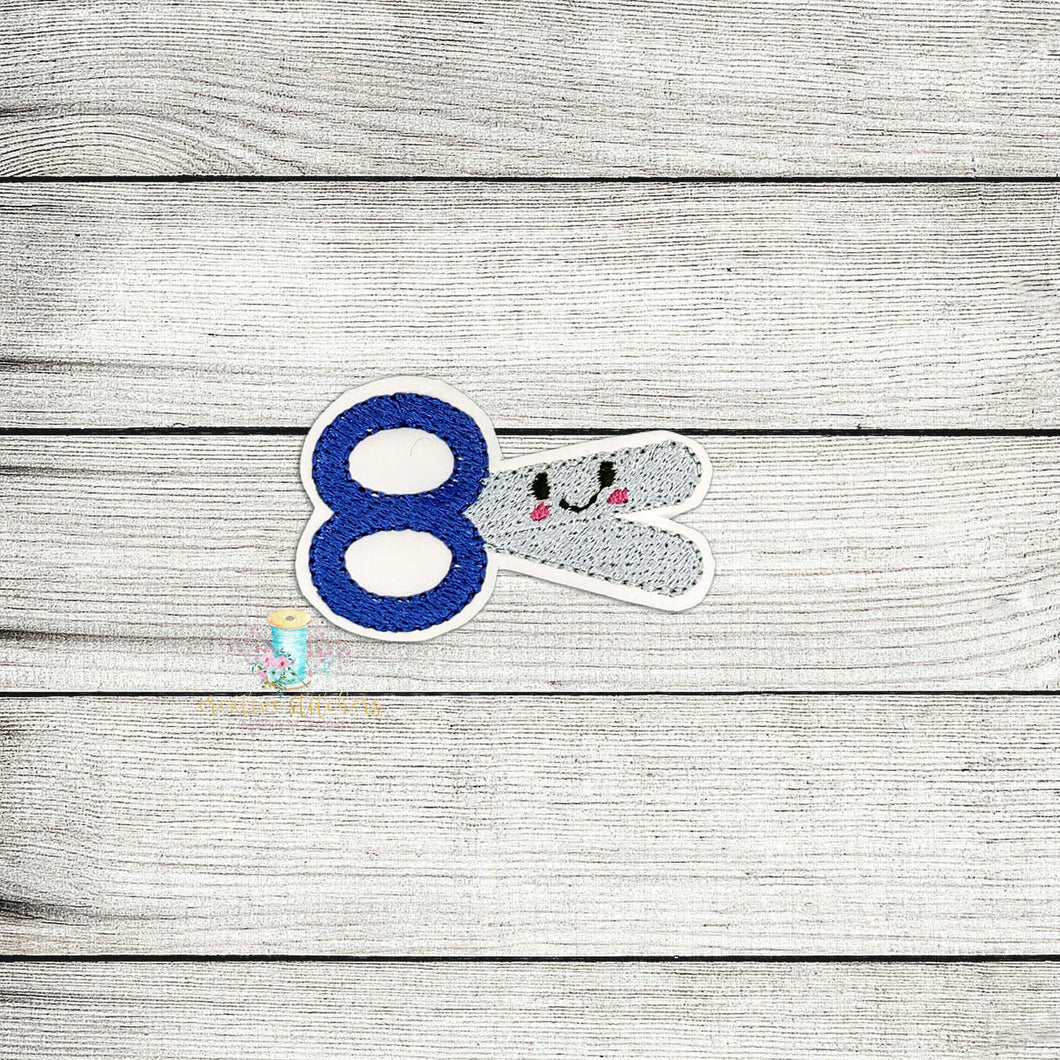 Happy Scissors Feltie Digital Embroidery Design File