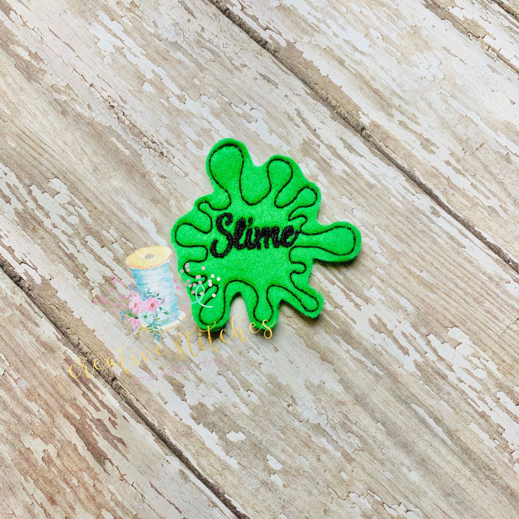 Slime Digital Embroidery Design File Patch