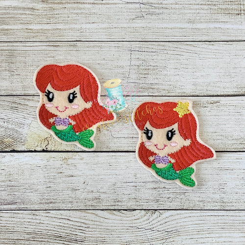 Memaid 1 Feltie Digital Embroidery Design File Patch