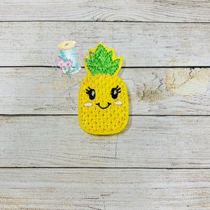 Pineapple 1 Feltie Digital Embroidery Design File Patch