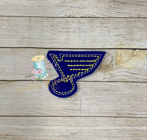 Hockey Fans #2 Feltie Digital Embroidery Design File Patch