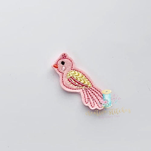 Nursery Bird Digital Embroidery Feltie Design File Patch