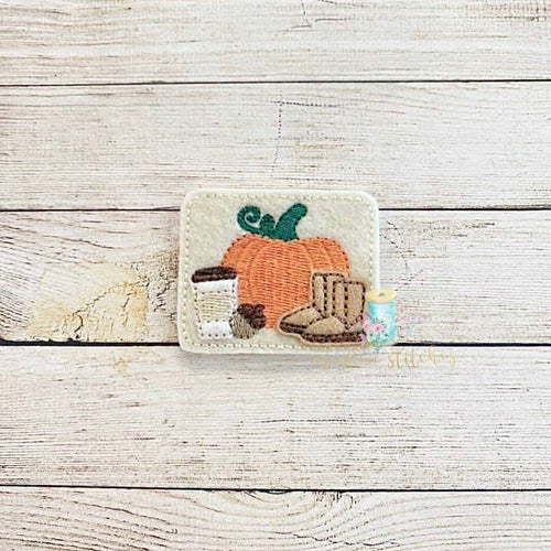 Fall Faves Digital Embroidery Feltie Design File Patch
