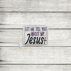 Jesus Feltie Digital Embroidery Design File