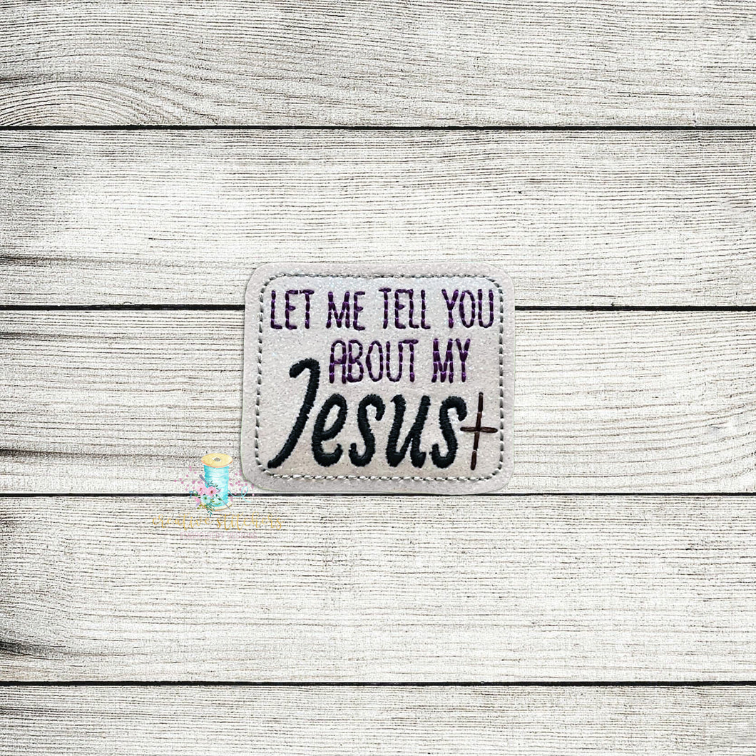 Jesus Feltie Digital Embroidery Design File