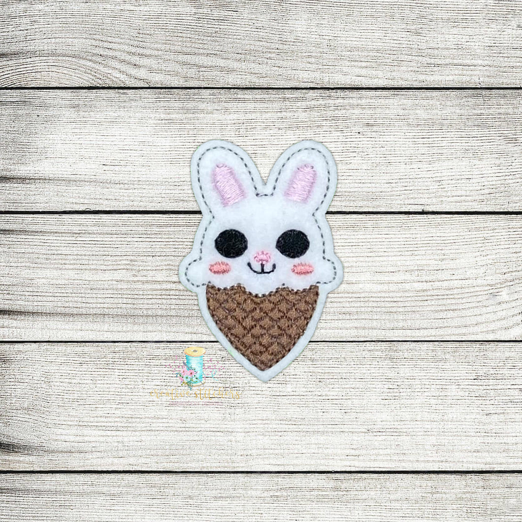 Kitty Cone Feltie Digital Embroidery Design File