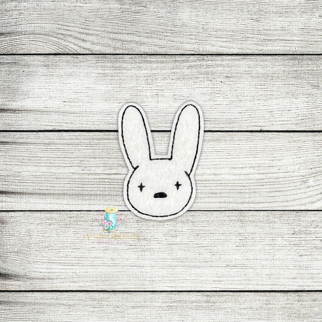 Mean Bunny Digital Embroidery Design File