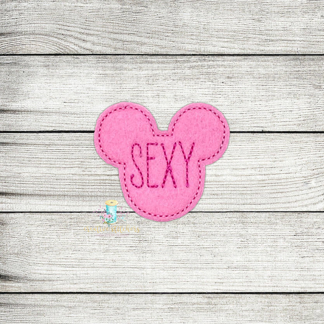 Sexy Mouse Feltie Digital Embroidery Design File