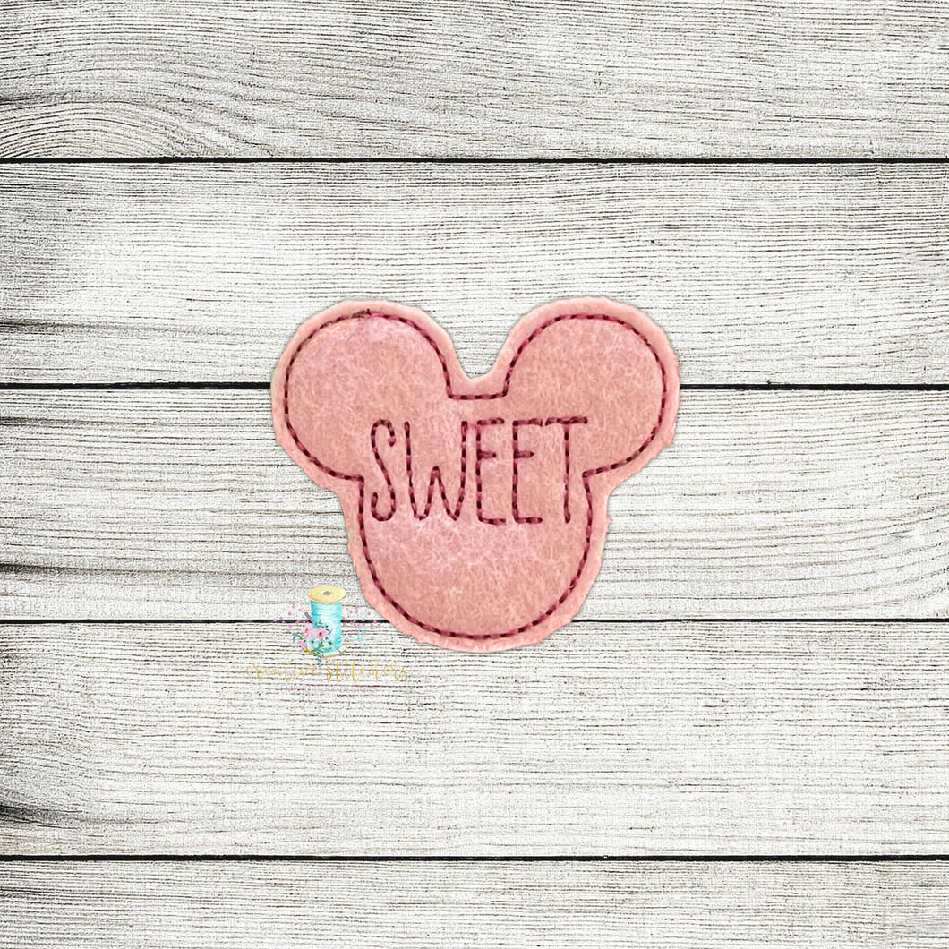 Sweet Mouse Feltie Digital Embroidery Design File