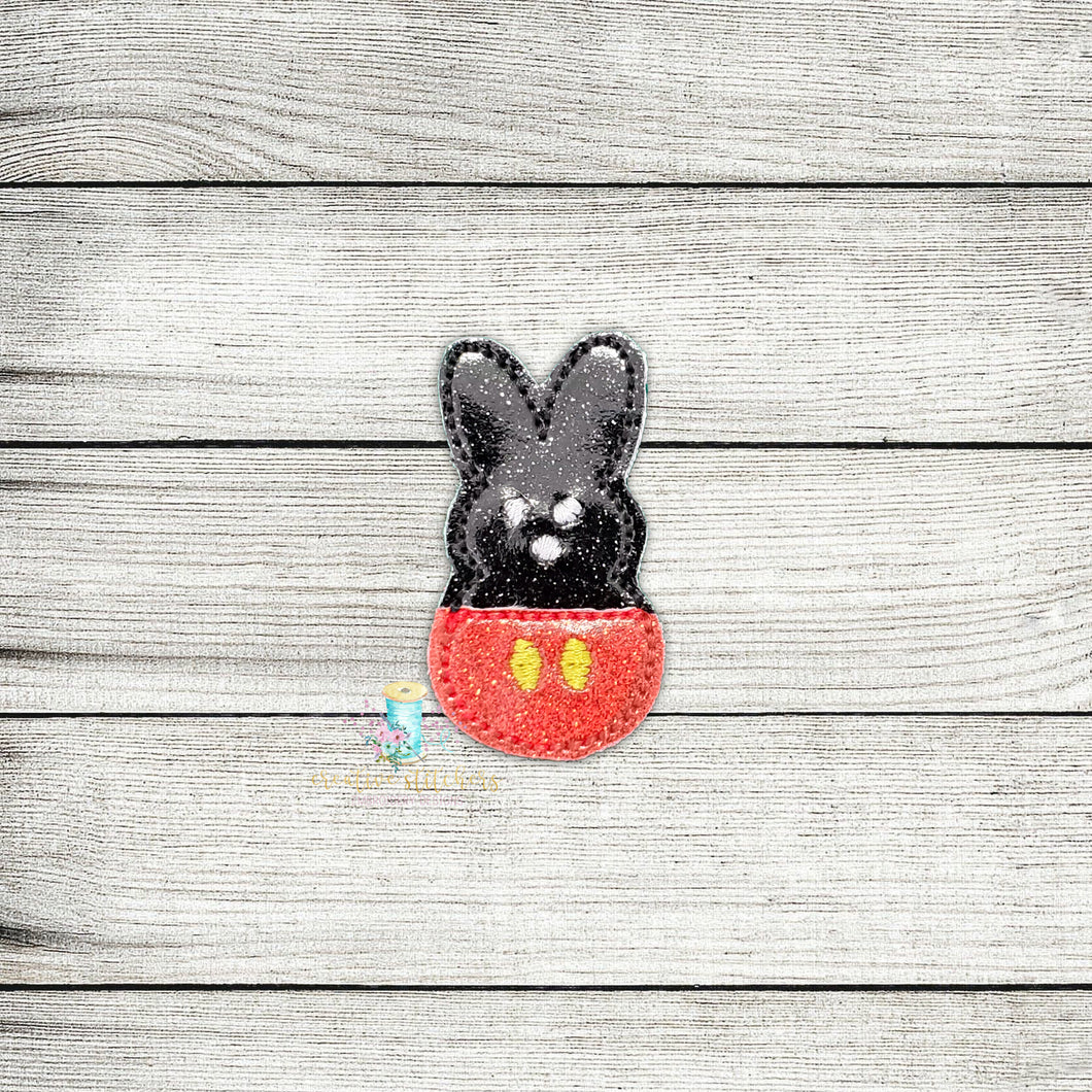 Mr Mouse Bunny Feltie Digital Embroidery Design File