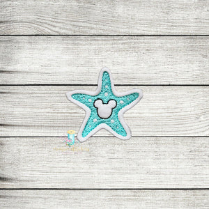 Mr Mouse Starfish Feltie Digital Embroidery Design File