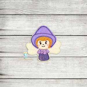 Mushroom Fairy Feltie Digital Embroidery Design File