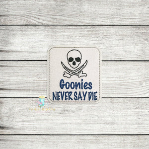 Never Say Die XL Feltie Digital Embroidery Design File